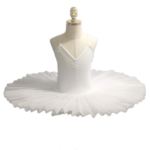 Vêtements de danse jupe Tutu de Ballet blanc robe de Ballet du lac des cygnes Costume de Performance pour enfants vêtements de danse du ventre pour enfants scène 231102