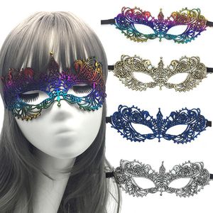 Dancing Party Kanten Masker Halloween Rekwisieten Sexy Veters Masker Venetiaanse Maskerade Decoraties Half Gezichtsmasker Vrouw Dame Maskers TH0989