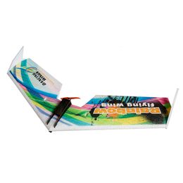 Dancing Wings Hobby E0511 arc-en-ciel aile volante V2 RC avion 800mm envergure Delta Tailpusher avion KIT 240118