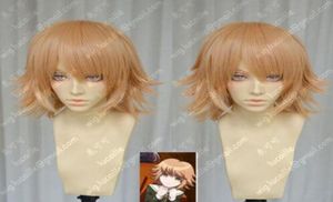 Danganronpa Fujisaki Chihiro Orangish Orange Styled Cosplay Party Wigs5894708