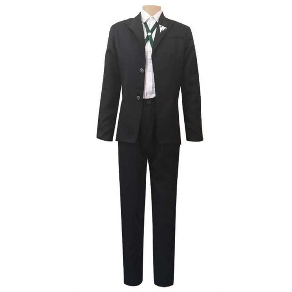 Danganronpa Togami Byakuya Consorcio Heredero Disfraces de cosplay Conjunto completo Zentai Super High School Traje Pantalones Uniformes Y0913