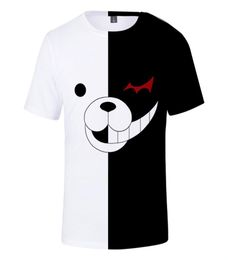 Danganronpa t -shirt schattige beer monokuma 3d grappig t shirts jongens meisjes 3d kleding balck en witte anime t shirt anime kleding 7499618