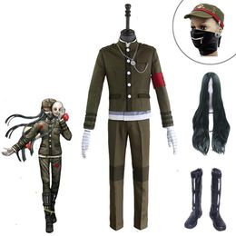 Danganronpa V3 tuer l'harmonie coréen Shinguji Cosplay Costume vêtements accessoires perruques de haute qualité 264J