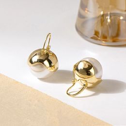 Boucles d'oreilles pendantes en perles pour femmes, lustre Simple, de luxe, de tempérament, à la mode, bijoux modernes, nouvelle collection 2022