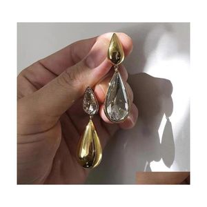 Dangle Lustre Boucles D'oreilles Pour Les Femmes Étudiants Pétale Cristal Acrylique Perles Gland Fête De Vacances Livraison De Bijoux Dhj0C