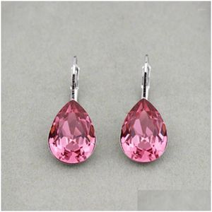 Boucles d'oreilles en lustre en peluche 11.11 Vente Livraison à eau en Autriche Crystal pour femmes Fashion ROP Design Orees Boucles bijoux Livraison de cadeaux dhnoe