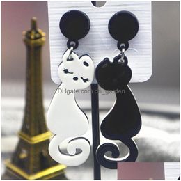 Dangle Lustre Boucles D'oreilles Mode Mignon Animal Goutte Exagéré Résine Acrylique Animaux Pour Femmes Filles Pendientes Parti Juif Dhgarden Dhfiw