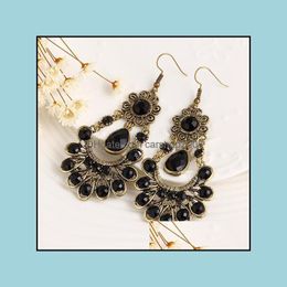 Bengelen kroonluchter oorbellen sieraden sier bohemian drop earring voor vrouwen meisje mode groothandel 0349wh levering 2021 jnki3