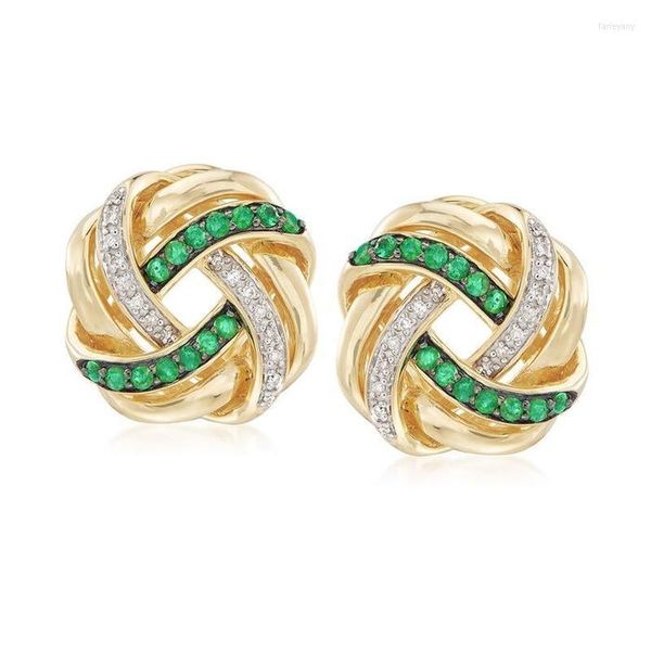 Pendientes colgantes de zafiro verde con piedras preciosas naturales exquisitas a la moda para mujer, joyería fina de compromiso de boda, colgante Farl22