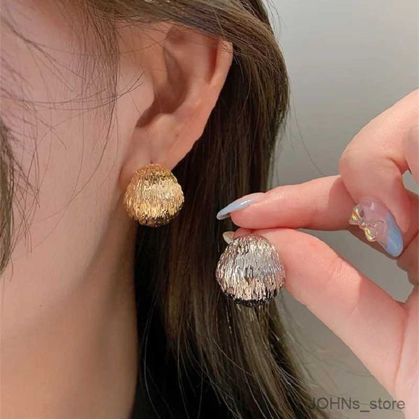 Boucles d'oreilles en forme de Cleouare de lustre enveloppe en métal en forme de métal