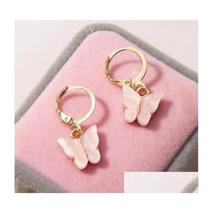 Boucles d'oreilles de mode en lustre en pente