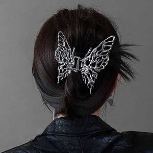 Dangle Kroonluchter Mode Metalen Holle Vlinder Haar Clip Vrouwen Meisjes Geometrische Haar Klauw Hoofdband Terug Hoofd Haarspeld Haar Krab Haaraccessoires Z0608