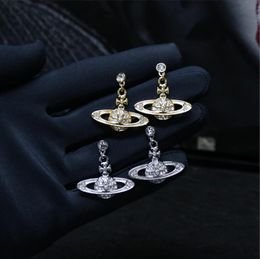Bengelen kroonluchter hoogwaardige trendy sieraden, nieuwe ooraccessoires, klassieke diamant ingelegde geometrische hangende oorbellen