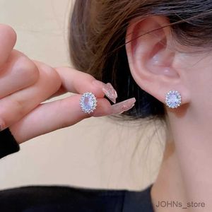 Bengelen kroonluchter luxe roze zirkon hartstudie oorbellen voor vrouwen