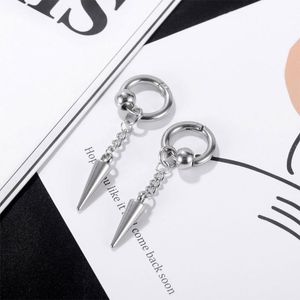 Pendientes colgantes de aro con forma de araña minimalista para mujeres, niñas, hombres, dijes de plata, aros, manguito, cartílago, trago, abrigo LX9EDangle C