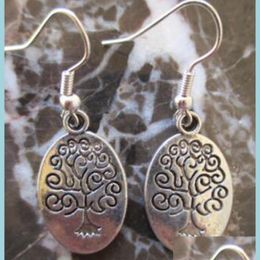 Bengelen kroonluchter nieuwe vintage sier tree life hanger earrings dames cadeau oorbel mode sieraden gothic punk diy cadeaus 667 d ot0nc