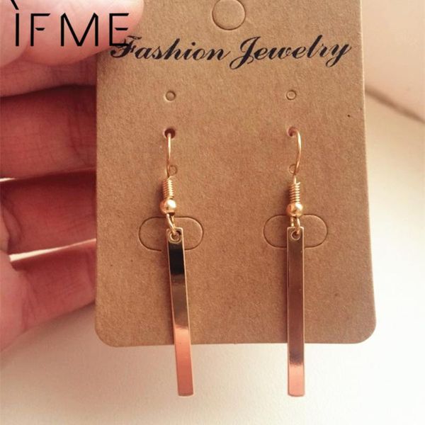 Dangle Lustre Top Vente Alliage Or Couleur Numéro Simple Mode Déclaration Boucle D'oreille 1 En Forme Pendentif Boucles D'oreilles Bijoux En Gros Pour Les Femmes