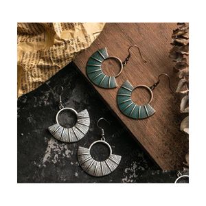 Bengelen kroonluchter vintage boho oorbel voor vrouwen vrouwelijke etnische hangende oorbellen mode verklaringen Indiase sieraden accessoires drop dha8o