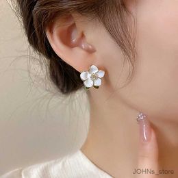 Bengelen kroonluchter witte bloem parel druipend olie piercing steden zoete elegante vrouwen dagelijkse feestjieren oorbellen oorbellen sieraden decoratie cadeau