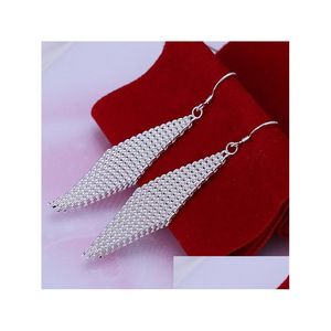 Dangle Chandelier Womens 925 Sier Earring Net Ladder Sterling Plate Boucles d'oreilles Ge061 Drop Delivery Jewelry Dhltf