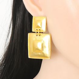 Dangle ChandelierTop Mode Bijoux Rétro Boucles D'oreilles En Métal Doré Pour Femmes Or Géométrie Personnalité Accessoires Tendance Fille Boucles D'oreilles Exclusives