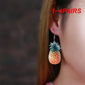 Boucles d'oreilles pendantes, 1 à 4 paires, matériaux sélectionnés, sac Opp, fruits créatifs, mode, blanc, 12g, accessoires pour vêtements