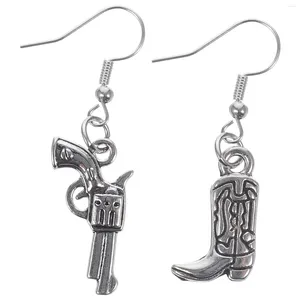 Boucles d'oreilles en peluche 1 paire cow-girl western bijoux drop oreille de mode