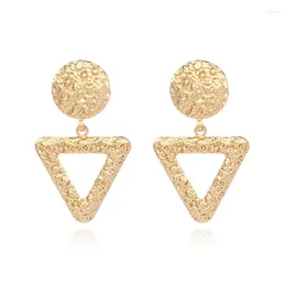 Boucles d'oreilles en peluche 1 paire Hyperbole Géométrique Drop pour femmes filles exagération Triangle Pendant Femme Femme bijoux