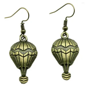 Bengelen oorbellen 1pair luchtballon hart mannen accessoires sieraden materialen handgemaakte haak maat 18x19mm