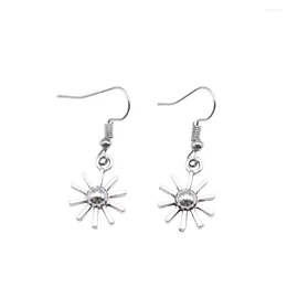 Boucles d'oreilles en peluche 1pair Sun Radiance Charms Bijoux de bijoux ACCESSOIRES DE MAISONS DE MAISONS DE MAISONS DE MAISONS TIME TIME 18X19MM