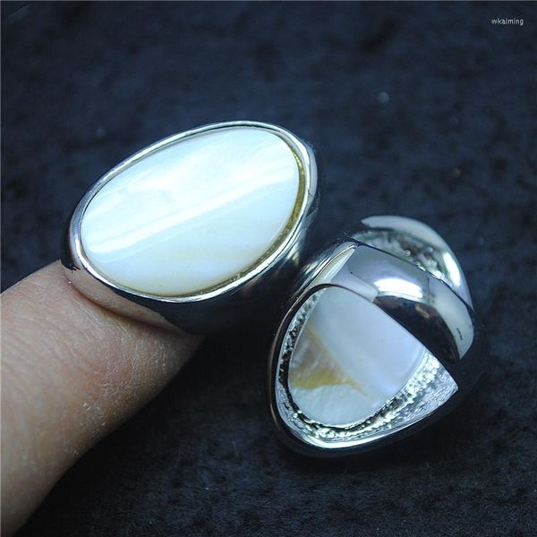 Boucles d'oreilles en peluche 1pc anneaux de femmes coquille blanche mère des arrivales de perles taille de 17 mm diamètre de trou de la nature matériau