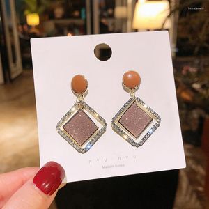 Dange oorbellen 2022 Koreaanse mode veiligheidsspeld geometrie Persoonlijkheidsverklaring luxe boho sieraden