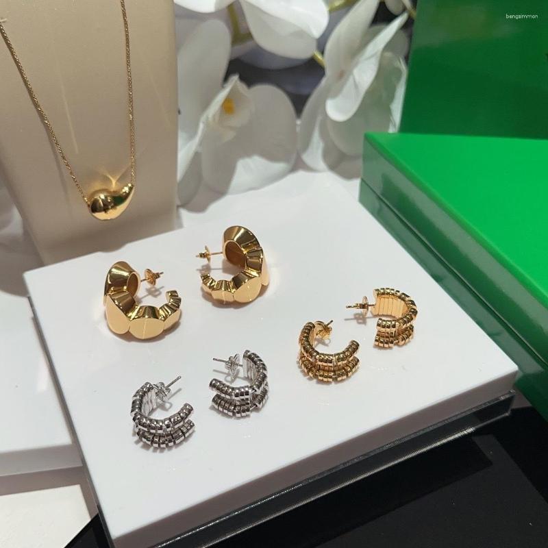 Dingle örhängen 2023 mode guld silver designer toppkvalitet örhänge kvinnor smycken party europeisk trend