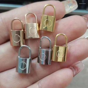 Dangle Oorbellen 2023 Sieraden Voor Vrouwen Eenvoudige Punk Lock Hanger Roestvrij Staal Luxe Gift Groothandel