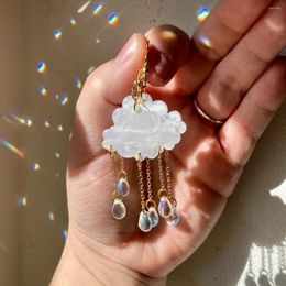 Dangle Oorbellen 2023 Kawaii Creatief Acryl Zure Regenwolk Kristal Teardrop Milieubescherming Sieraden Cadeau