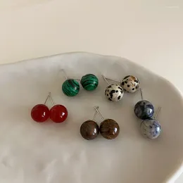 Baumeln Ohrringe 2023 Natürliche Stein Ohr Studs Für Frauen Design Sinn Vintage Persönlichkeit Einfache Temperament Mode Schmuck