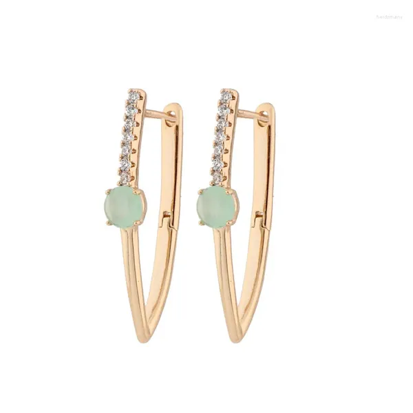 Boucles d'oreilles pendantes tendance pour mariage, couleur Champagne or, Zircon naturel, goutte d'eau pour femmes, bijoux fins et mignons à la mode, 2023