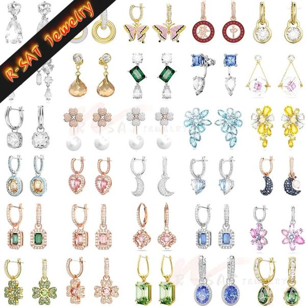 Boucles d'oreilles en peluche 2024 Tendances de vente bijoux original charme de Noël Cadeau assisté Party Zircon Crystal Boutique avec logo pour femmes