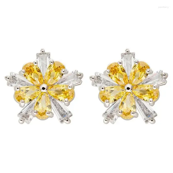 Boucles d'oreilles pendantes en forme de fleur de cerisier, douces et romantiques, légères, de luxe, à la mode, bijoux de haute qualité, pour fête de mariage de la mariée, 2024