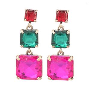 Dangle Oorbellen 4 Kleuren Glas Kristal Water Drop Voor Vrouwen Mode-sieraden Perfecte Kwaliteit Collectie Accessoires