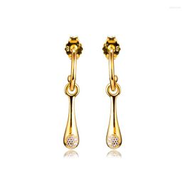 Pendientes colgantes de gota de plata de ley 925 para mujer, cápsulas de amor modernas, regalo de cumpleaños para niña, joyería fina, Pendientes Brincos