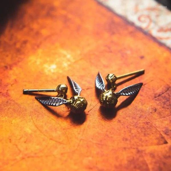Boucles d'oreilles pendantes en argent Sterling 925 HP, vif d'or, cadeau de fan de haute qualité, bijoux à la mode pour filles