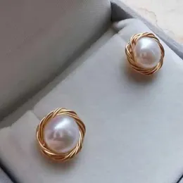 Boucles d'oreilles pendantes, une paire de perles d'eau douce, blanches, baroques, chignon cuit à la vapeur, classiques pour la saint-valentin, pour femmes, solides, porte-bonheur, magnifiques