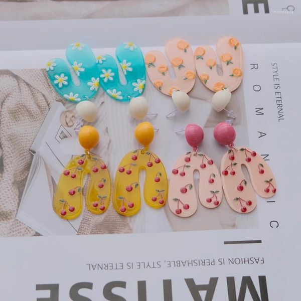 Boucles d'oreilles en peluche