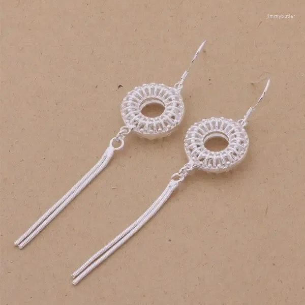 Boucles d'oreilles pendantes AE436, bijoux tendance, vente en gros, anneau creux à pointes/brlakisa Bryakjfa