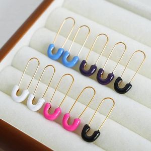 Amaiyllis – boucles d'oreilles pendantes légères, broche personnalisée de luxe, cerceau géométrique goutte d'huile, Niche Simple, bijoux pour dames