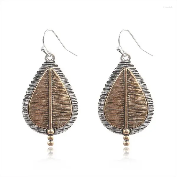 Boucles d'oreilles pendantes Amaiyllis Vintage en filigrane tibétain pour femmes ethnique goutte d'eau pendentif gitane grand motif goutte