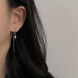 Baumeln Ohrringe Ankunft Stern Lange Quaste Box Kette Ohrring Für Frauen Mode Weibliche Einfache Retro Schmuck