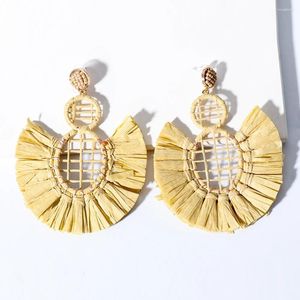 Boucles d'oreilles pendantes bohème, déclaration classique, Long gland pour femmes, vente en gros, bijoux de mariage, 2024