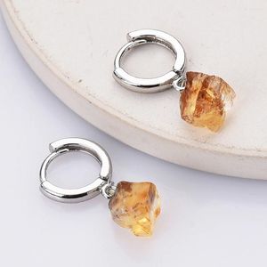 Dange oorbellen borosa verzilverde natuurlijke aquamarine stenen piercing oorbel voor vrouwen hoge kwaliteit belofte sieraden geschenken
